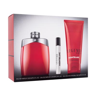 Montblanc Legend Red Dárková kazeta parfémovaná voda 100 ml + parfémovaná voda 7,5 ml + sprchový gel 100 ml