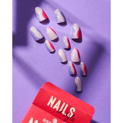Essence Nails In Style Umělé nehty pro ženy Odstín 13 Stay Wavy Set