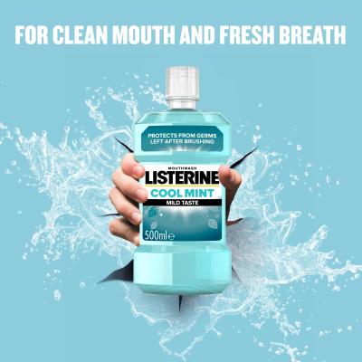 Listerine Cool Mint Mild Taste Mouthwash Ústní voda 500 ml