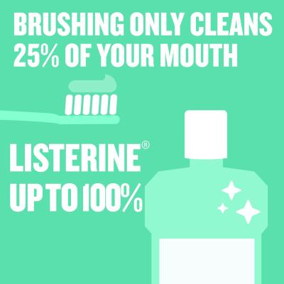 Listerine Clean &amp; Fresh Mild Taste Mouthwash Ústní voda 500 ml
