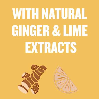 Listerine Fresh Ginger &amp; Lime Mild Taste Mouthwash Ústní voda 500 ml