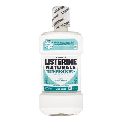 Listerine Naturals Teeth Protection Mild Taste Mouthwash Ústní voda 500 ml