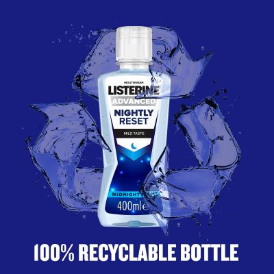 Listerine Advanced Nightly Reset Mild Taste Mouthwash Ústní voda 400 ml