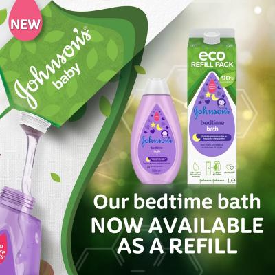 Johnson´s Bedtime Baby Bath Wash Refill Sprchový gel pro děti Náplň 1000 ml