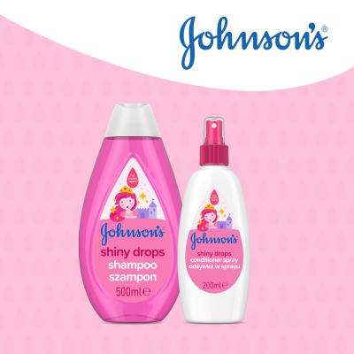 Johnson´s Shiny Drops Kids Shampoo Šampon pro děti 500 ml
