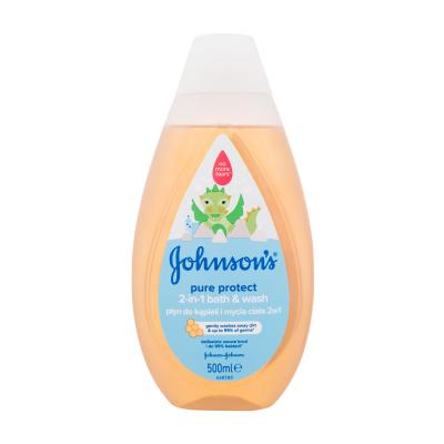 Johnson´s Kids Pure Protect 2-in-1 Bath & Wash Sprchový gel pro děti 500 ml
