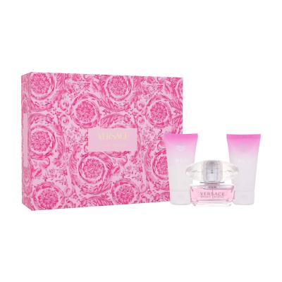 Versace Bright Crystal Dárková kazeta toaletní voda 50ml + tělové mléko 50 ml + sprchový gel 50 ml