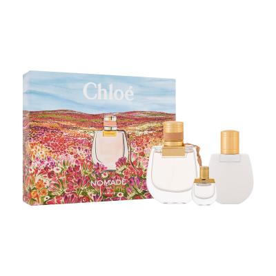 Chloé Nomade SET3 Dárková kazeta parfémovaná voda 75 ml + tělové mléko 100 ml + parfémovaná voda 5 ml