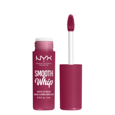 NYX Professional Makeup Smooth Whip Matte Lip Cream Rtěnka pro ženy 4 ml Odstín 08 Fuzzy Slippers