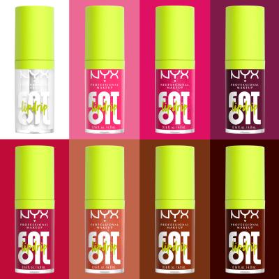 NYX Professional Makeup Fat Oil Lip Drip Olej na rty pro ženy 4,8 ml Odstín 07 Scrollin