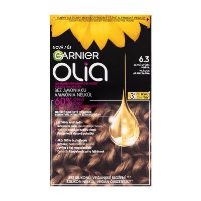 Garnier Olia Barva na vlasy pro ženy 60 g Odstín 6,3 Golden Light Brown