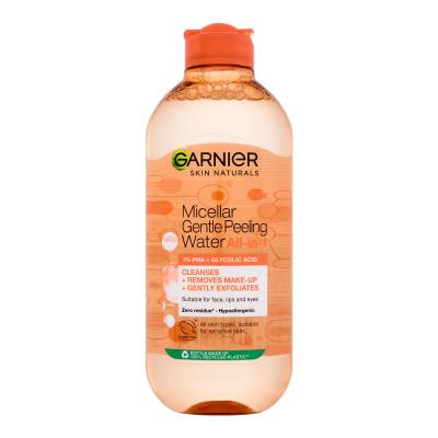 Garnier Skin Naturals Micellar Gentle Peeling Water Micelární voda pro ženy 400 ml