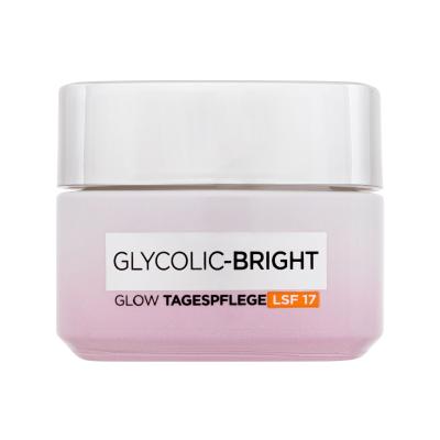 L'Oréal Paris Glycolic-Bright Glowing Cream Day SPF17 Denní pleťový krém pro ženy 50 ml