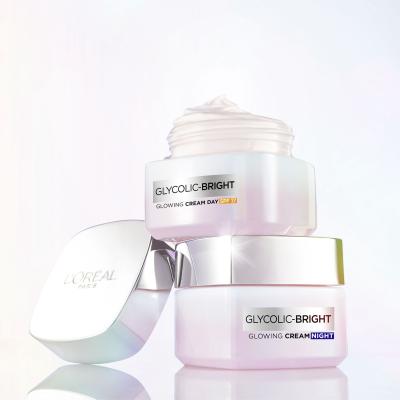 L&#039;Oréal Paris Glycolic-Bright Glowing Cream Day SPF17 Denní pleťový krém pro ženy 50 ml