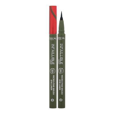 L'Oréal Paris Infaillible Grip 36H Micro-Fine Brush Eye Liner Oční linka pro ženy 0,4 g Odstín 05 Sage Green