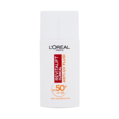 L'Oréal Paris Revitalift Clinical Anti-UV Fluid SPF50+ Denní pleťový krém 50 ml