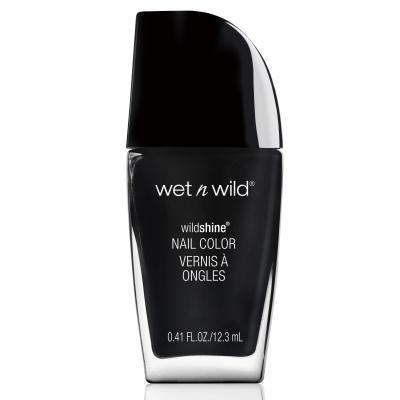 Wet n Wild Wildshine Lak na nehty pro ženy 12,3 ml Odstín E485D Black Creme