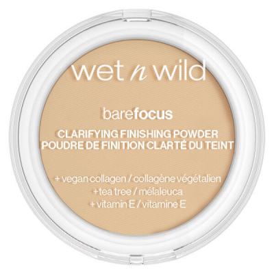 Wet n Wild Bare Focus Clarifying Finishing Powder Pudr pro ženy 6 g Odstín Light-Medium