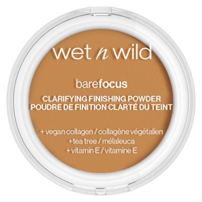 Wet n Wild Bare Focus Clarifying Finishing Powder Pudr pro ženy 6 g Odstín Medium-Tan