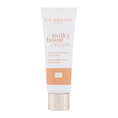Clarins Milky Boost Cream Glow & Care BB krém pro ženy 45 ml Odstín 05 poškozená krabička
