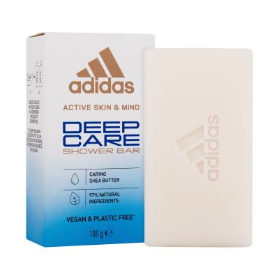 Adidas Deep Care Shower Bar Tuhé mýdlo pro ženy 100 g