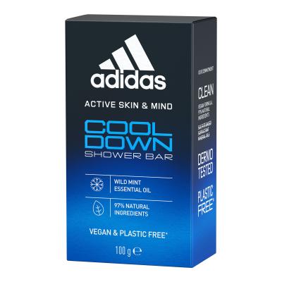 Adidas Cool Down Shower Bar Tuhé mýdlo pro muže 100 g
