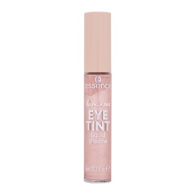 Essence Luminous Eye Tint Liquid Shadow Oční stín pro ženy 6 ml Odstín 01 Dazzling Rose