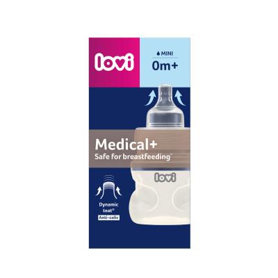 LOVI Medical+ Bottle 0m+ Mini Kojenecká lahev pro děti 150 ml