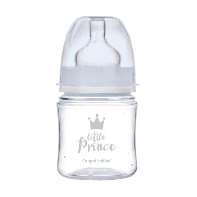 Canpol babies Royal Baby Easy Start Anti-Colic Bottle Little Prince 0m+ Kojenecká lahev pro děti 120 ml