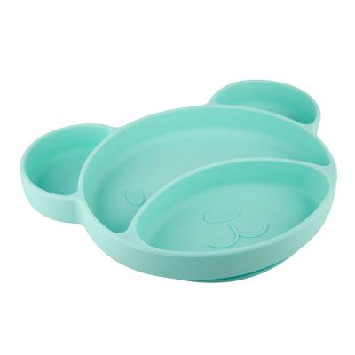 Canpol babies Silicone Suction Plate Turquoise Nádobí pro děti 500 ml