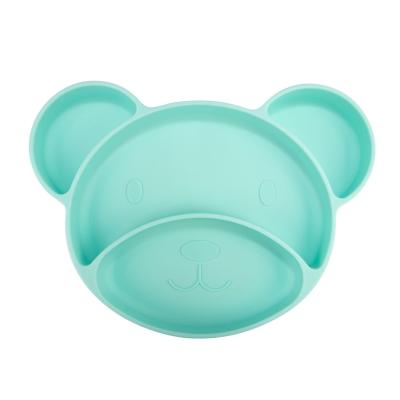 Canpol babies Silicone Suction Plate Turquoise Nádobí pro děti 500 ml