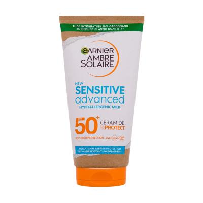 Garnier Ambre Solaire Sensitive Advanced Hypoallergenic Milk SPF50+ Opalovací přípravek na tělo 175 ml