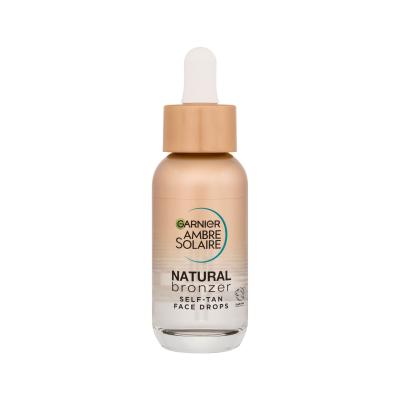 Garnier Ambre Solaire Natural Bronzer Self-Tan Face Drops Samoopalovací přípravek 30 ml