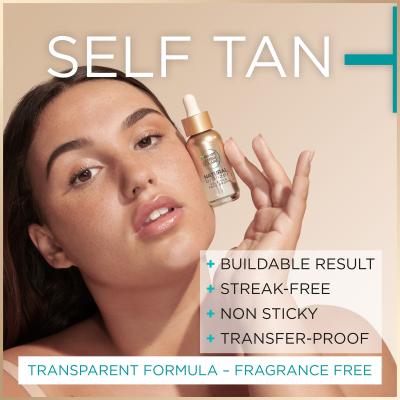 Garnier Ambre Solaire Natural Bronzer Self-Tan Face Drops Samoopalovací přípravek 30 ml