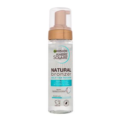 Garnier Ambre Solaire Natural Bronzer Self Tan Mousse Samoopalovací přípravek 200 ml
