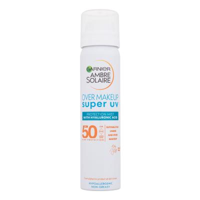 Garnier Ambre Solaire Super UV Over Makeup Protection Mist SPF50 Opalovací přípravek na obličej 75 ml