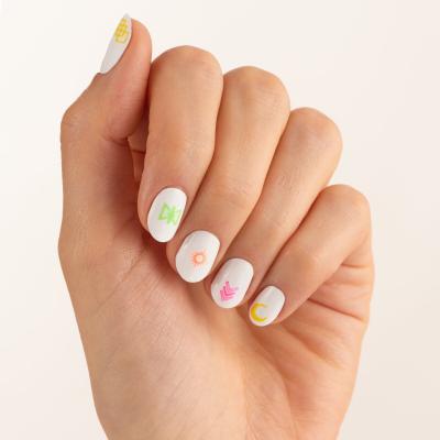 Essence Nail Stickers Neon Vibes Ozdoby na nehty pro ženy Set