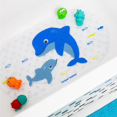 Canpol babies Love&amp;Sea Bath Mat Blue Doplněk do koupelny pro děti 1 ks