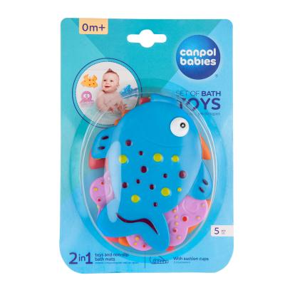 Canpol babies Mini Bath Mats Doplněk do koupelny pro děti 5 ks