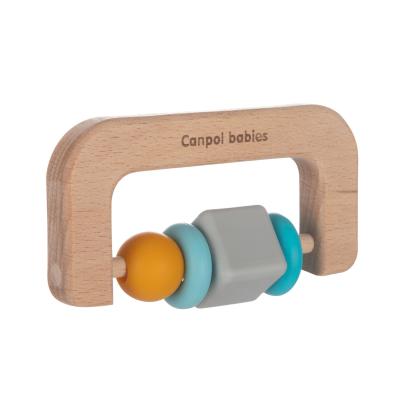 Canpol babies Wood &amp; Silicone Teether Hračka pro děti 1 ks