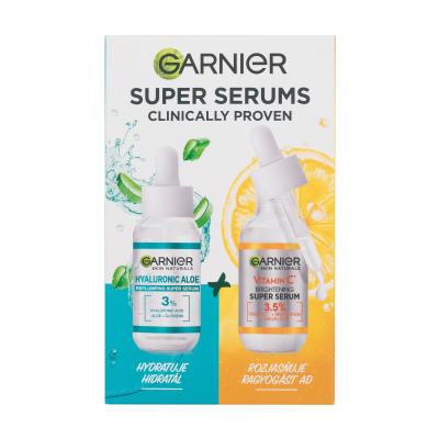 Garnier Skin Naturals Super Serums Dárková kazeta pleťové sérum Skin Naturals Vitamin C 30 ml + pleťové sérum Skin Naturals Hyaluronic Aloe 30 ml