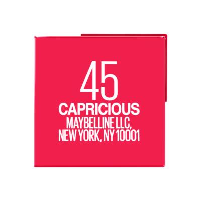 Maybelline Superstay Vinyl Ink Liquid Rtěnka pro ženy 4,2 ml Odstín 45 Capricious