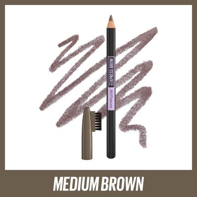 Maybelline Express Brow Shaping Pencil Tužka na obočí pro ženy 4,3 g Odstín 04 Medium Brown