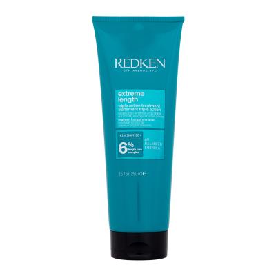 Redken Extreme Length Triple Action Treatment Maska na vlasy pro ženy 250 ml