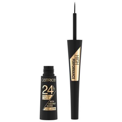 Catrice 24H Brush Liner Longlasting Oční linka pro ženy 3 ml Odstín 010 Ultra Black