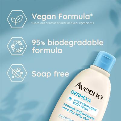 Aveeno Dermexa Daily Emollient Body Wash Sprchový gel 300 ml