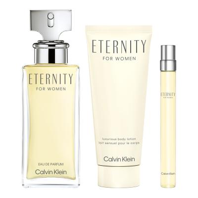 Calvin Klein Eternity SET2 Dárková kazeta parfémovaná voda 100 ml + tělové mléko 100 ml + parfémovaná voda 10 ml