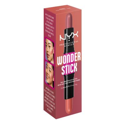 NYX Professional Makeup Wonder Stick Blush Tvářenka pro ženy 8 g Odstín 02 Honey Orange And Rose