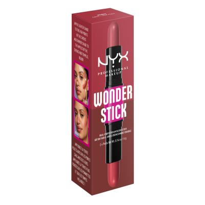 NYX Professional Makeup Wonder Stick Blush Tvářenka pro ženy 8 g Odstín 03 Coral And Deep Peach