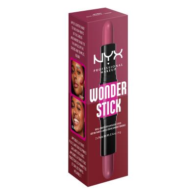 NYX Professional Makeup Wonder Stick Blush Tvářenka pro ženy 8 g Odstín 04 Deep Magenta And Ginger